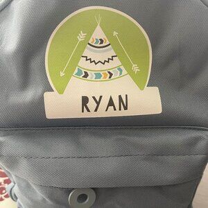 Personalized toddler backpack name "Ryan"